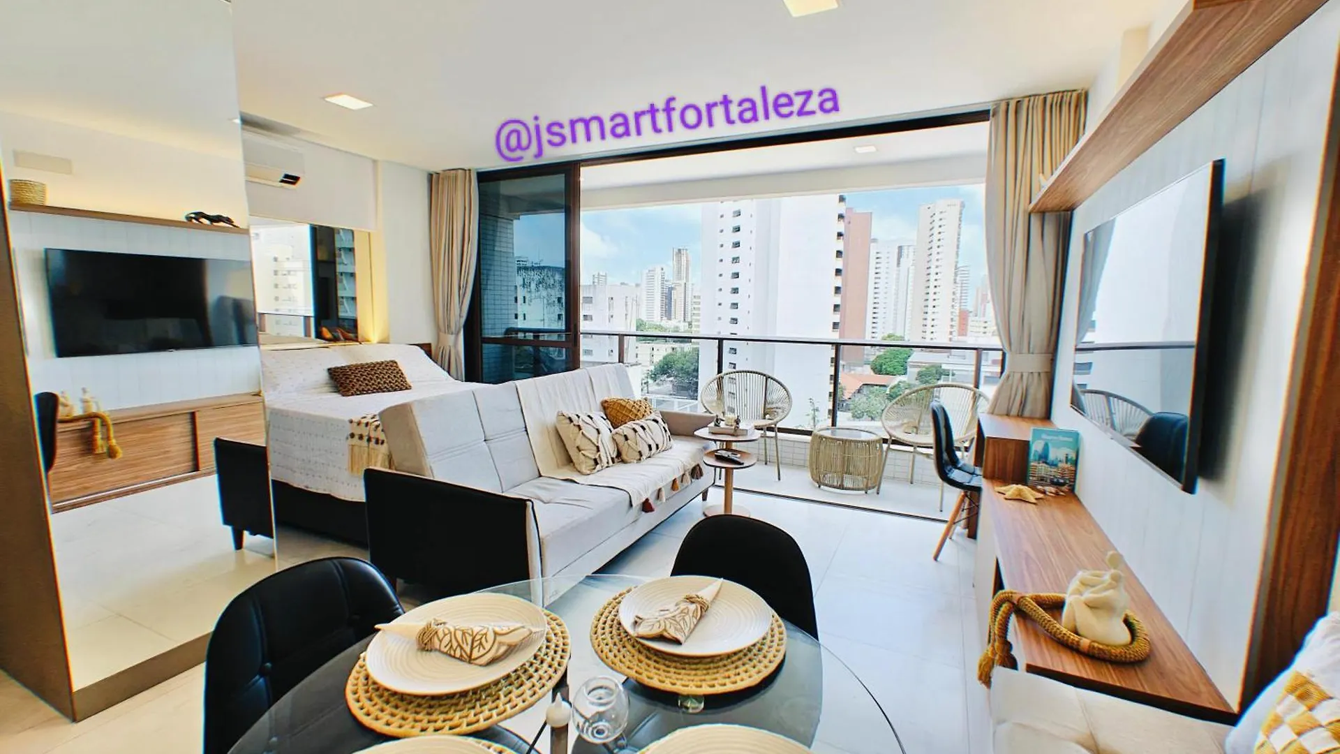 Flat Alto Padrao Com Academia, Coworking E Rooftop - Prox A Beira Mar Fortaleza  Brazil